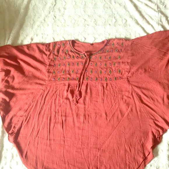 Tops - Loose Brand New Indian top with Hand Embroidery Tops - Loose Brand New Indian top with Hand Embroidery